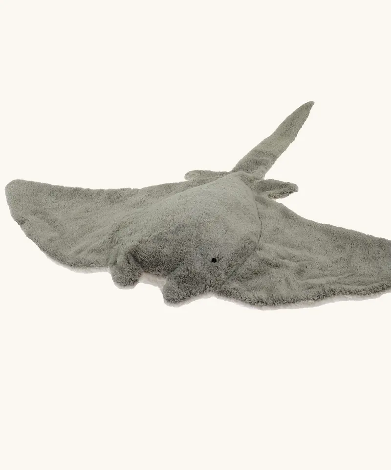 Senger Large Cuddly Manta Ray - Grey 2