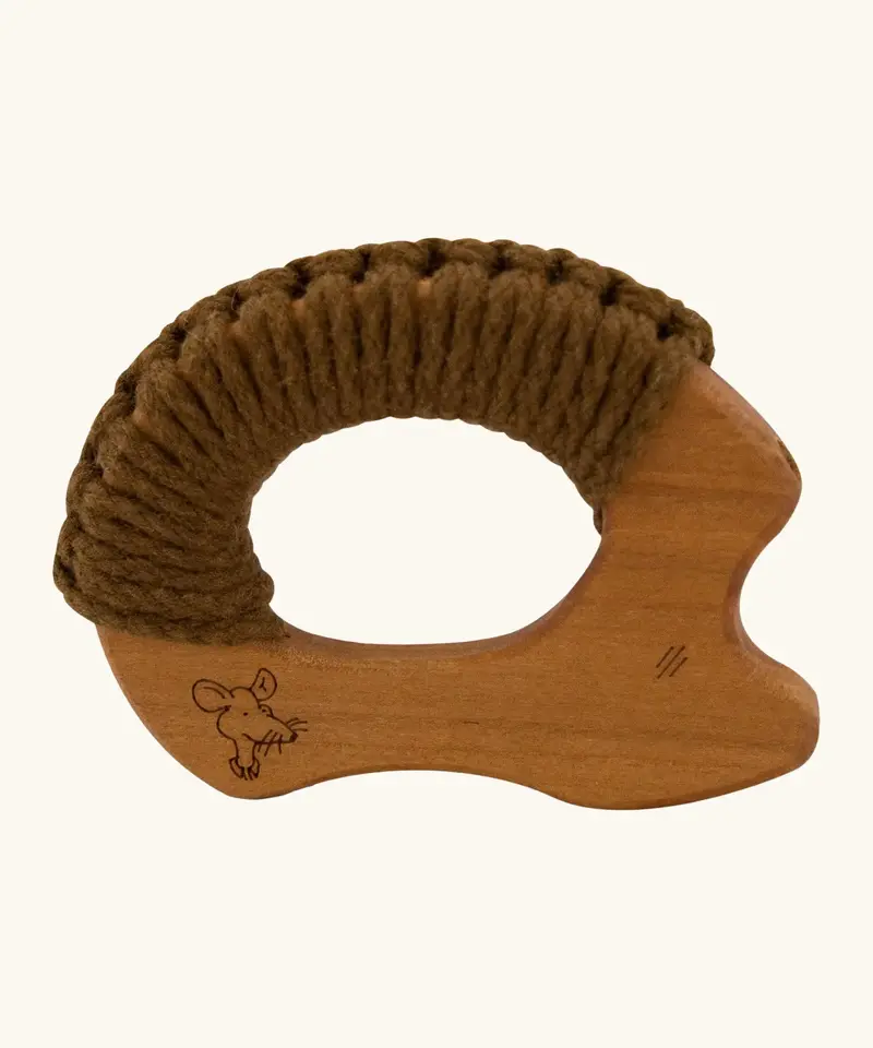 Senger Wooden Yarn Hedgehog Teether 1