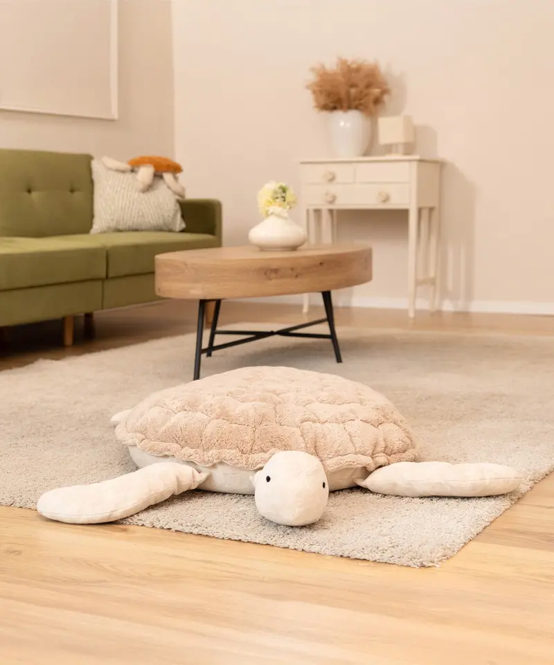 Senger Xxl Cuddly Giant Turtle - Sand 1