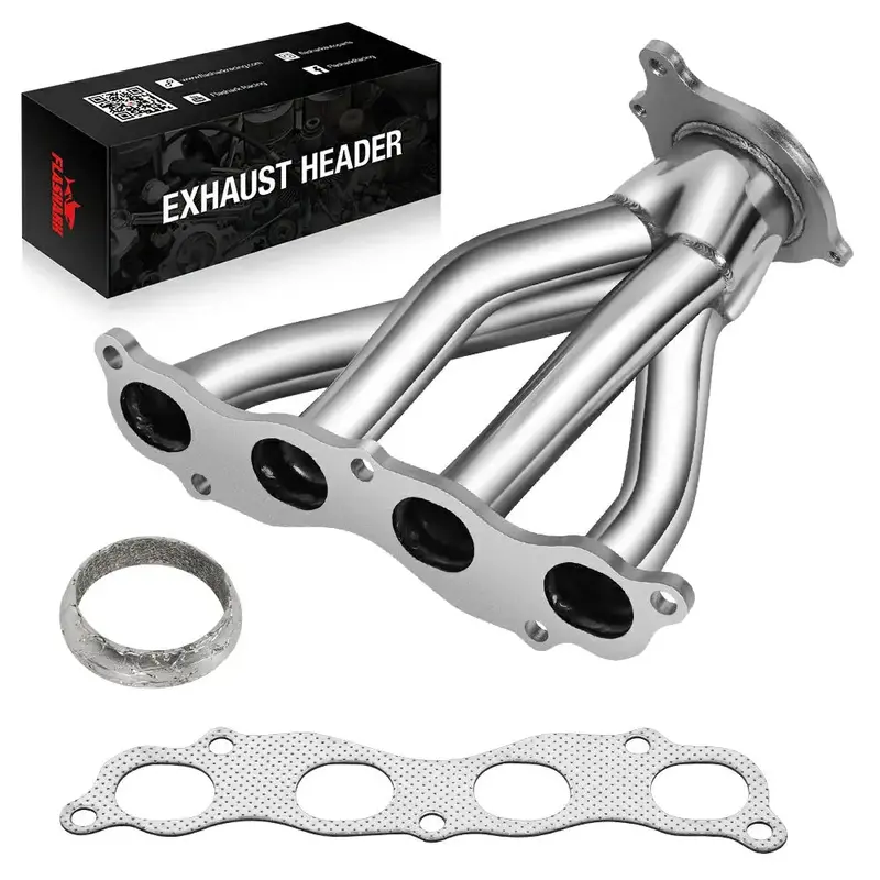 Short Exhaust Header For 2006-2009 Honda Civic Si Coupe 2-Door & Sedan 4-Door 2.0L K20z3 1