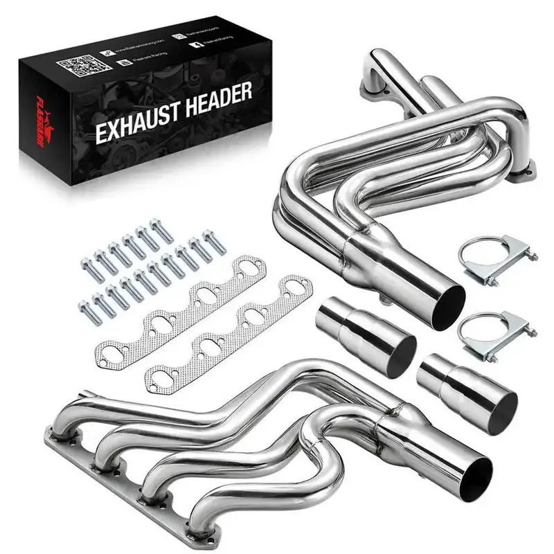Short & Long Tube Headers For 1987-1995 Ford F150/F250/Bronco 5.8L V8 Truck 1