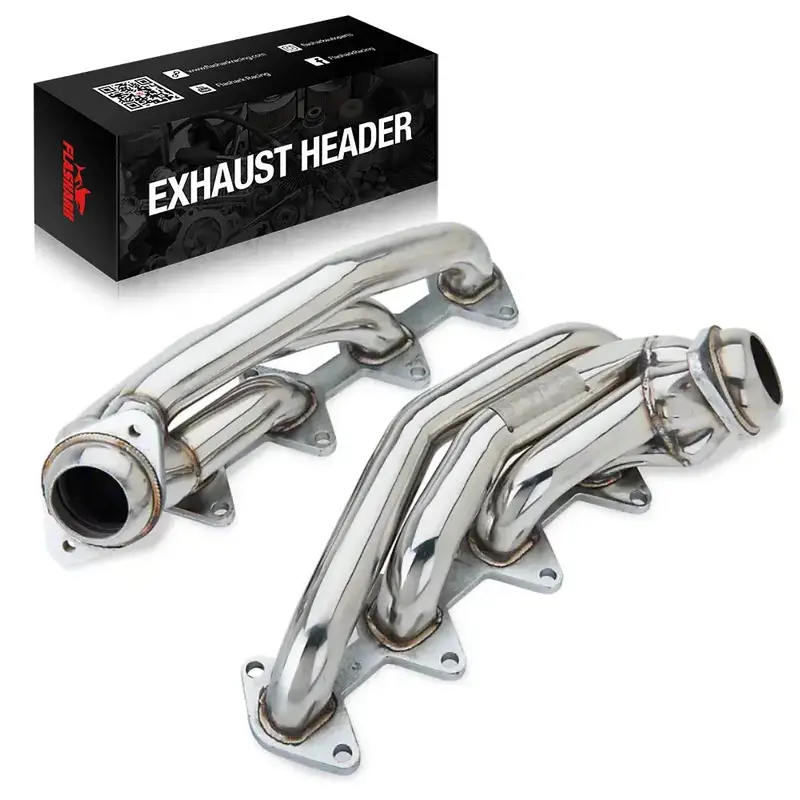Shorty Exhaust Headers For 2005–2010 Ford Mustang Gt 4.6L 3V Sohc V8 Engine 1