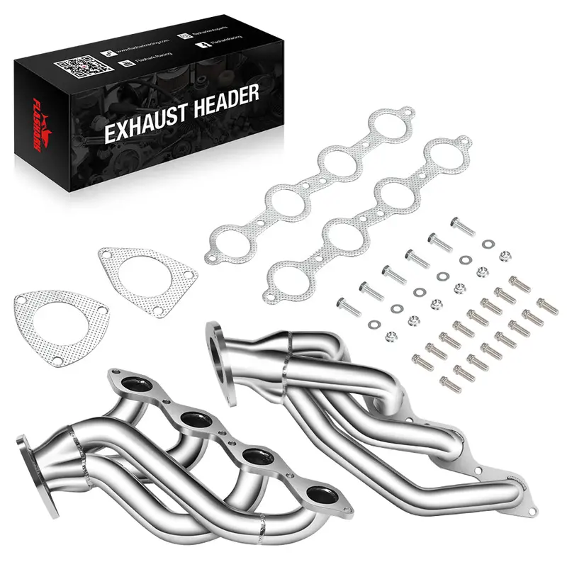 Shorty Header For 1999-2006 Gmc Yukon/Sierra Chevy Avalanche/Silverado/Suburban 1500 4.8L/5.3L 1