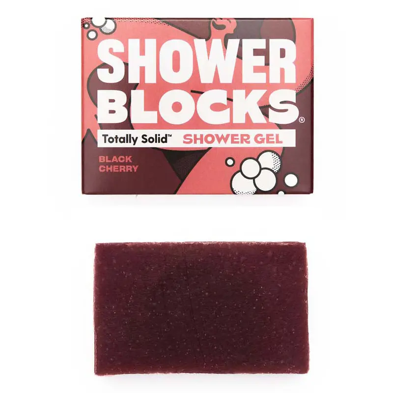 Shower Blocks Gel Bar - Black Cherry 1