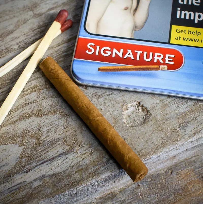 Signature Blue Small Cigars - Pack Of 10 1