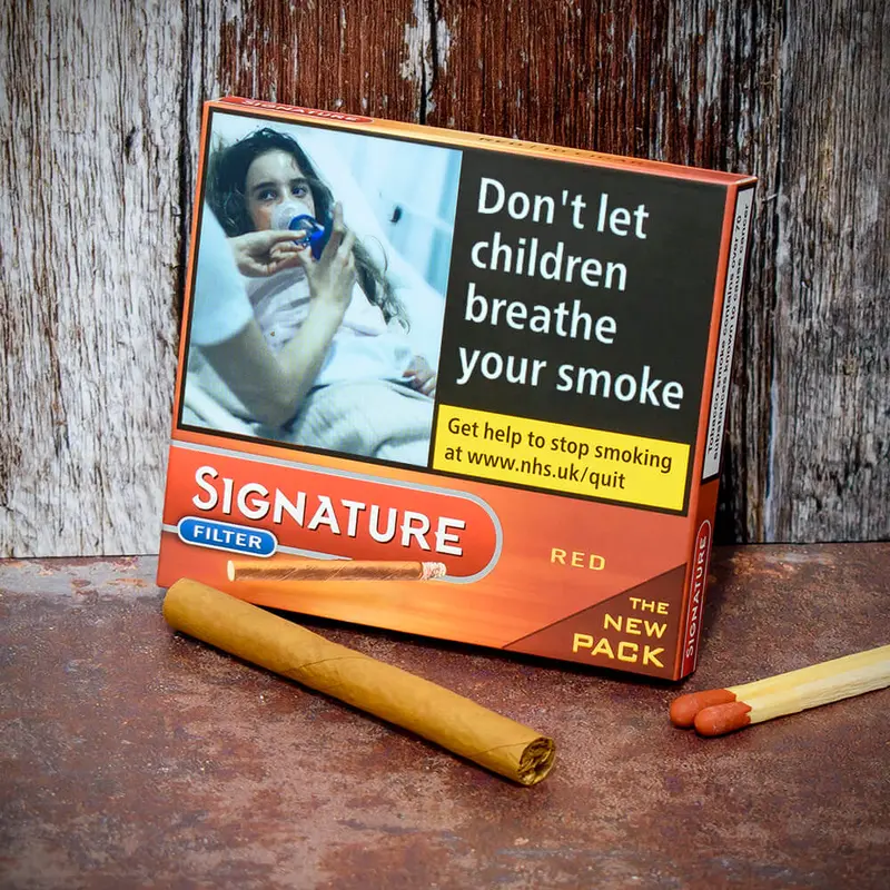 Signature (Café Crème) Red Small Cigars - Pack Of 10 1