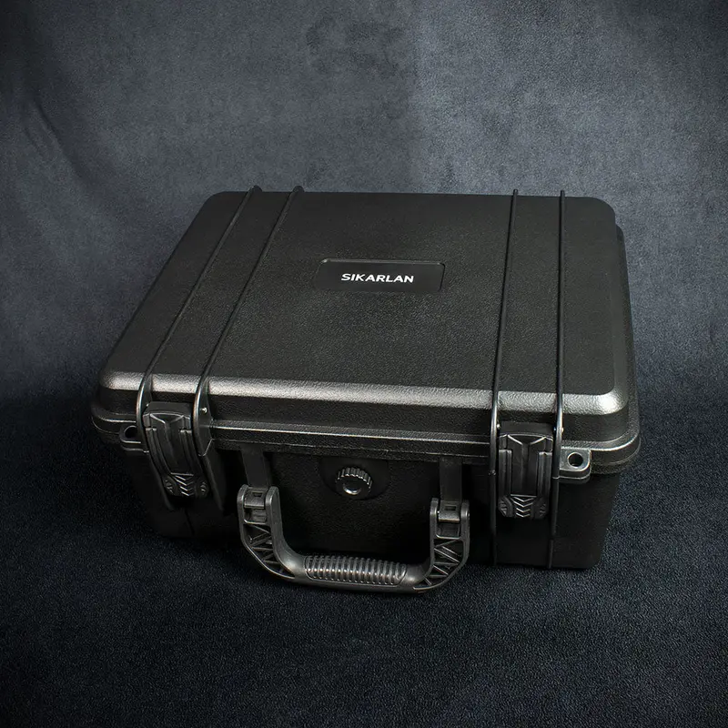 Sikarlan "Go Anywhere" Travel Humidor - 40 Cigar Capacity Black 1