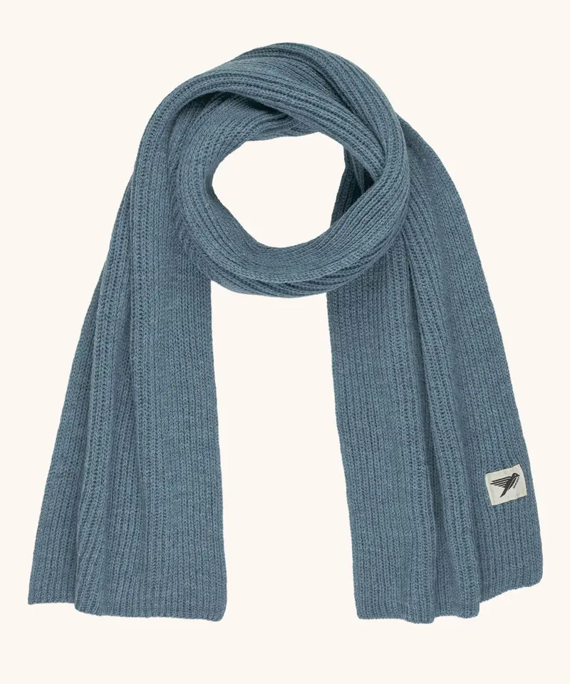 Silverstick Cirrus Merino Wool Scarf - Celeste 1