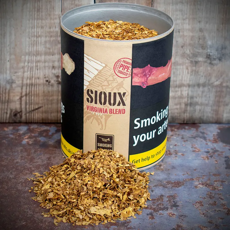 Sioux Volume Virginia Shag Tobacco - 50G Can 1
