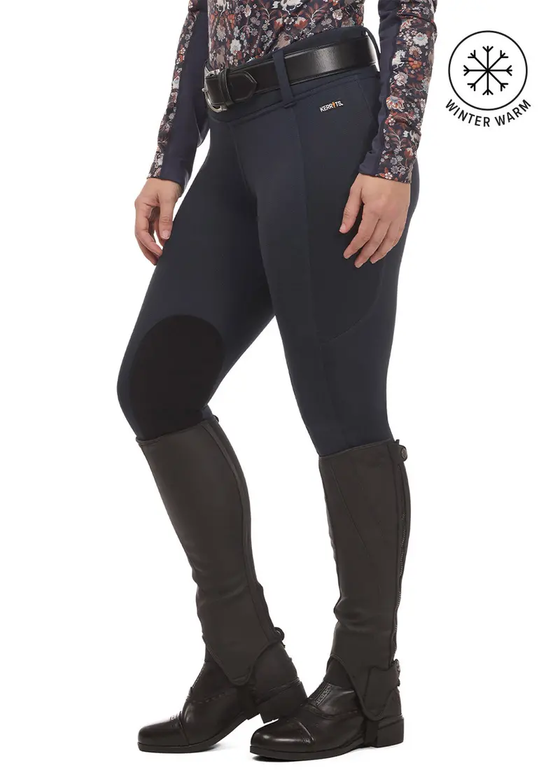 Sit Tight Wind Pro® Knee Patch Winter Riding Tight 1