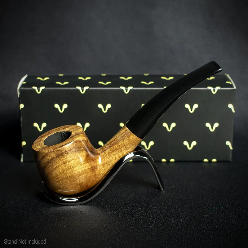 Smoke-King 9Mm Cashew Wood Budget Pipe - Bent 2