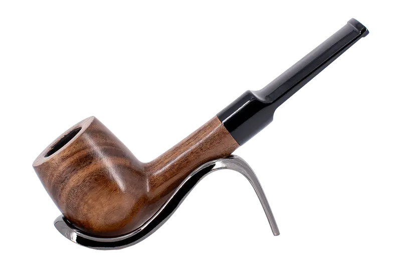 Smoke-King 9Mm Cashew Wood Budget Pipe - Straight Billiard 1