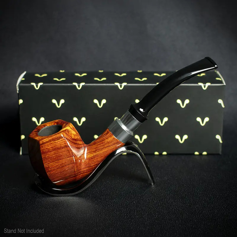 Smoke-King 9Mm Rosewood Budget Pipe - Bent 2