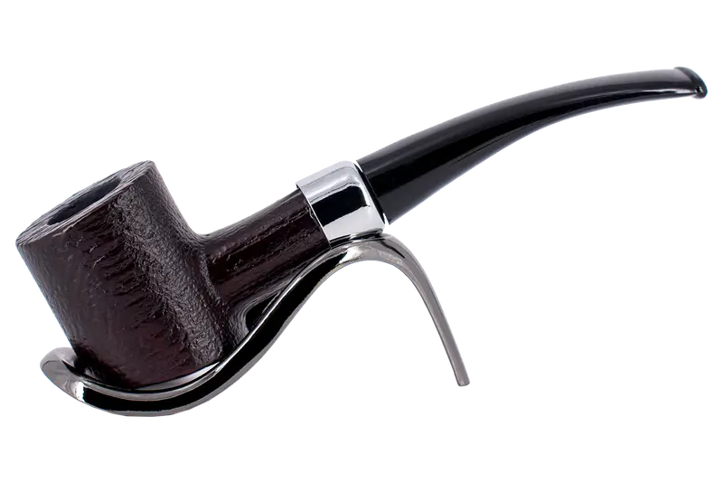 Smoke-King 9Mm Rosewood Budget Pipe - Curved Rustic 1