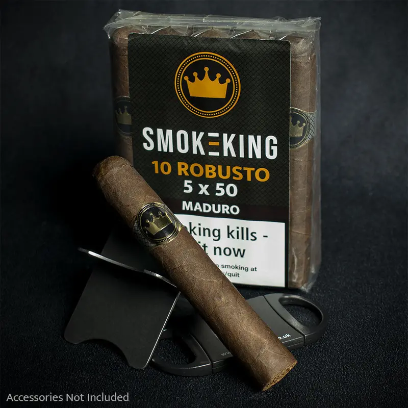 Smoke-King New World Nicaraguan Robusto Maduro Cigars - Pack Of 10 1