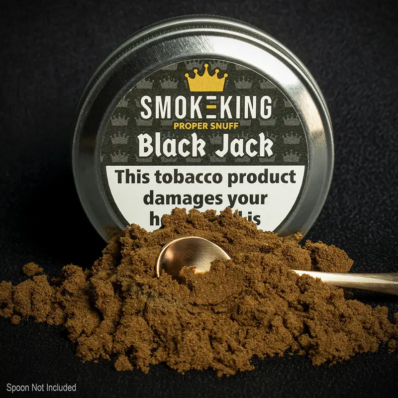 Smoke-King Proper Snuff - Black Jack - 10G Tin 1
