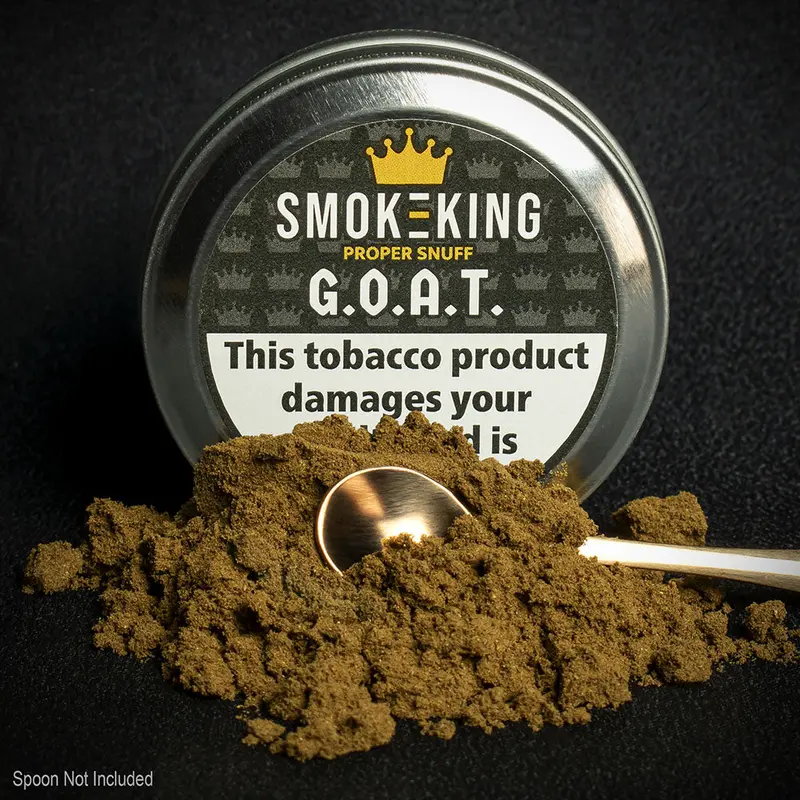 Smoke-King Proper Snuff - G.O.A.T - 10G Tin 1