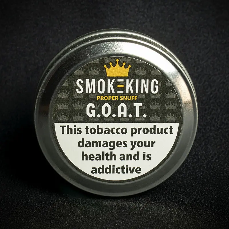 Smoke-King Proper Snuff - G.O.A.T - 10G Tin 2