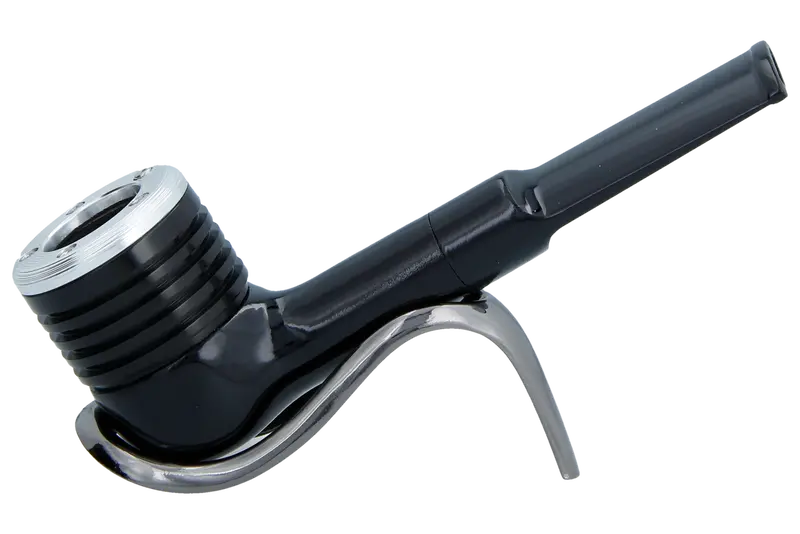 Smoke-King Rosewood 9Mm Filter Metal Cap Pipe 1