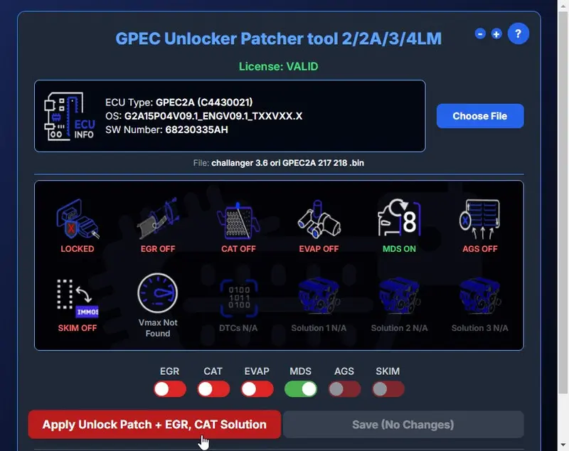 Software Tools For Gpec2/2A/3/4Lm Ecu’S To Perform Obd Unlock Patch 1
