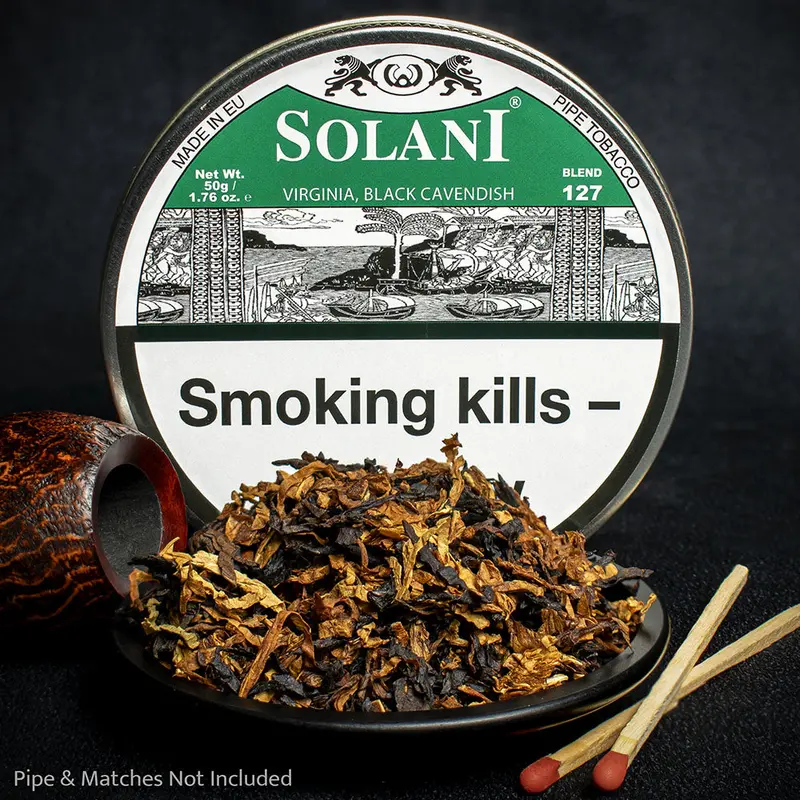 Solani 127 Virginia And Black Cavendish Pipe Tobacco - 50G Tin 1