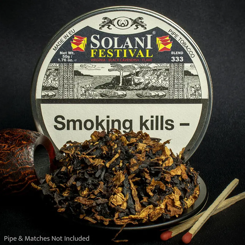 Solani 333 Festival Pipe Tobacco - 50G Tin 1