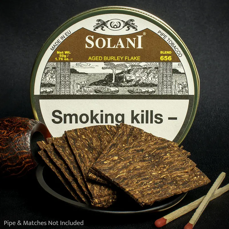 Solani 656 Aged Burley Flake Pipe Tobacco - 10G Sample 1
