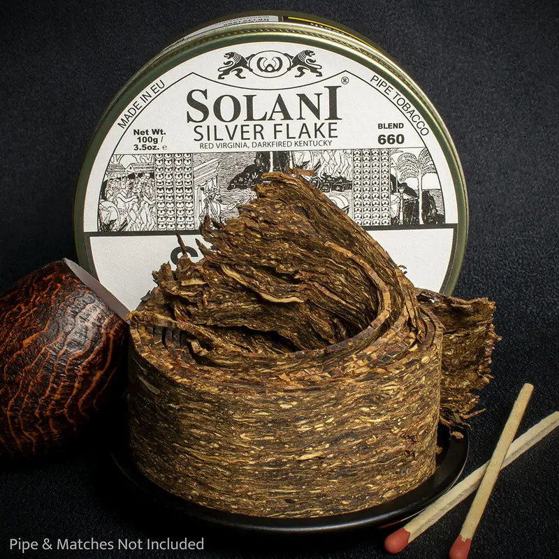Solani 660 Silver Flake Pipe Tobacco - 100G Tin 1