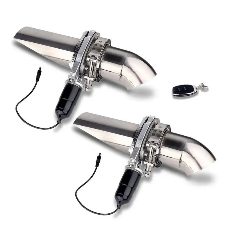 Spelab 2.0/2.25/2.5/3.0 Inch Remote Dual Diy Fabricator Cut Out Valve Electric Exhaust Cutout Kit 1