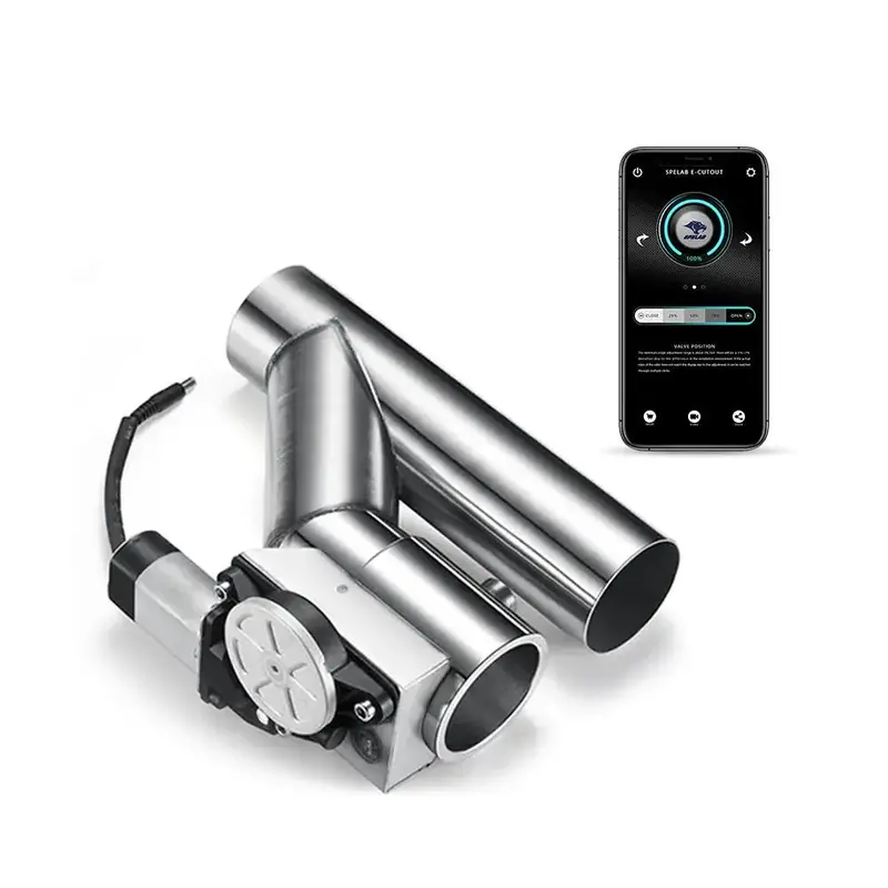 Spelab 2.0/2.5/3.0 Inch Electric Exhaust Cutout App Remote Kit 1