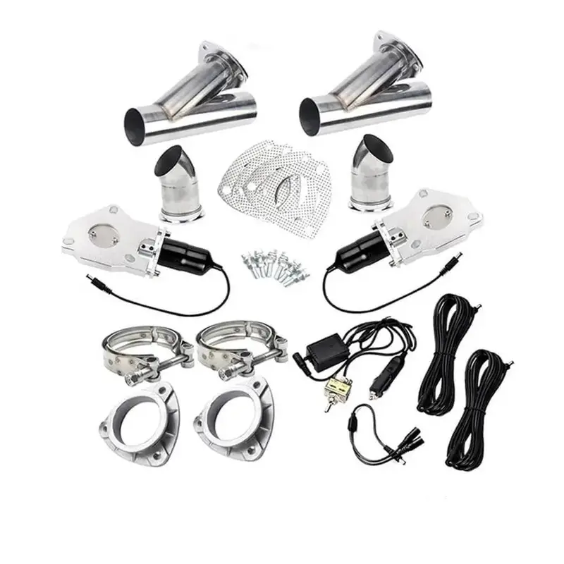 Spelab 2.0 Inch Dual Manual Switch Electric Exhaust Cutout Valve 2