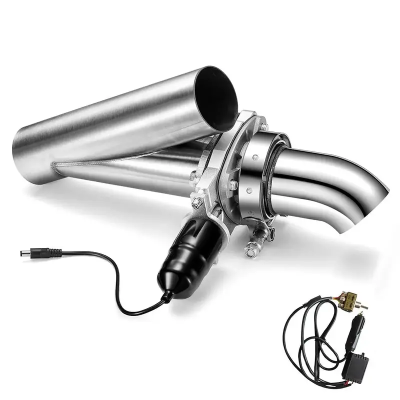Spelab 2.0 Inch Single Electric Exhaust Cutout With Manual Switch 1