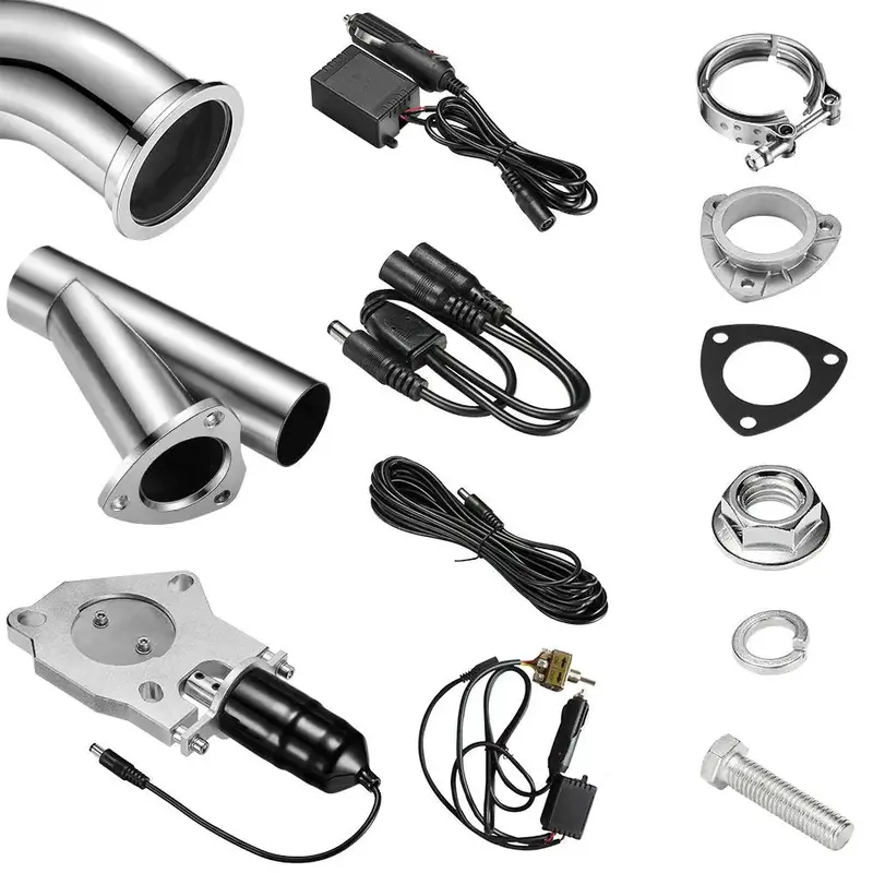 Spelab 2.0 Inch Single Electric Exhaust Cutout With Manual Switch 2