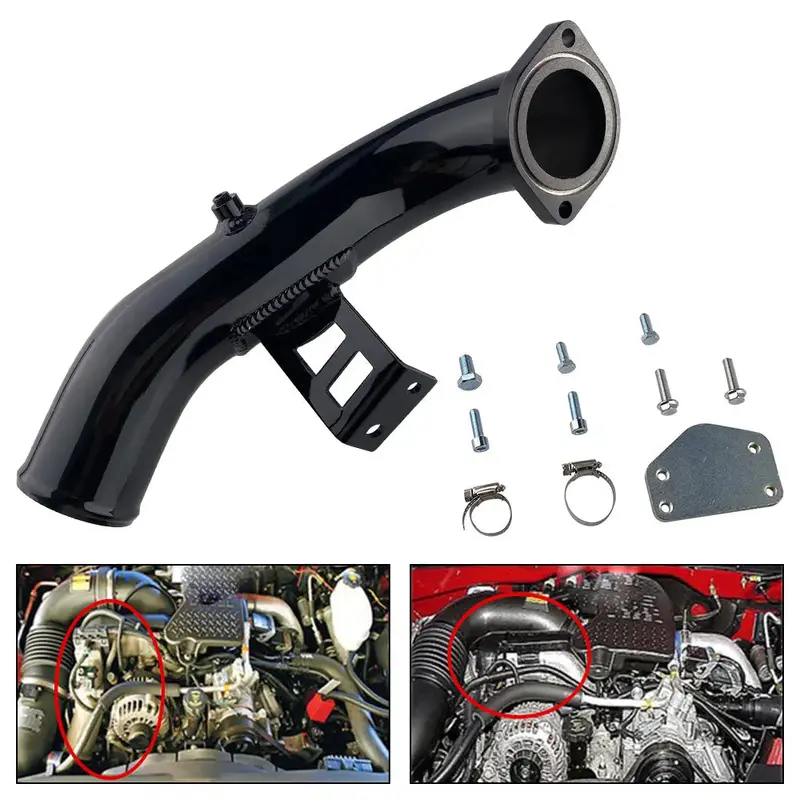 Spelab 2004-2005 6.6L Duramax Lly Egr Delete Kit With High Flow Intake 8