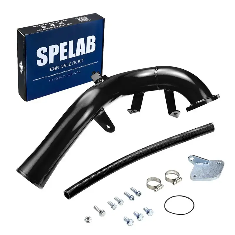 Spelab 2006-2007 6.6L Duramax Lbz Egr Delete Kit W/High Flow Intake Elbow 1