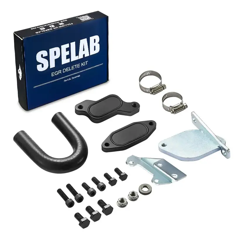 Spelab 2007.5-2010 6.6L Duramax Lmm Egr Valve Cooler Delete Kit 1