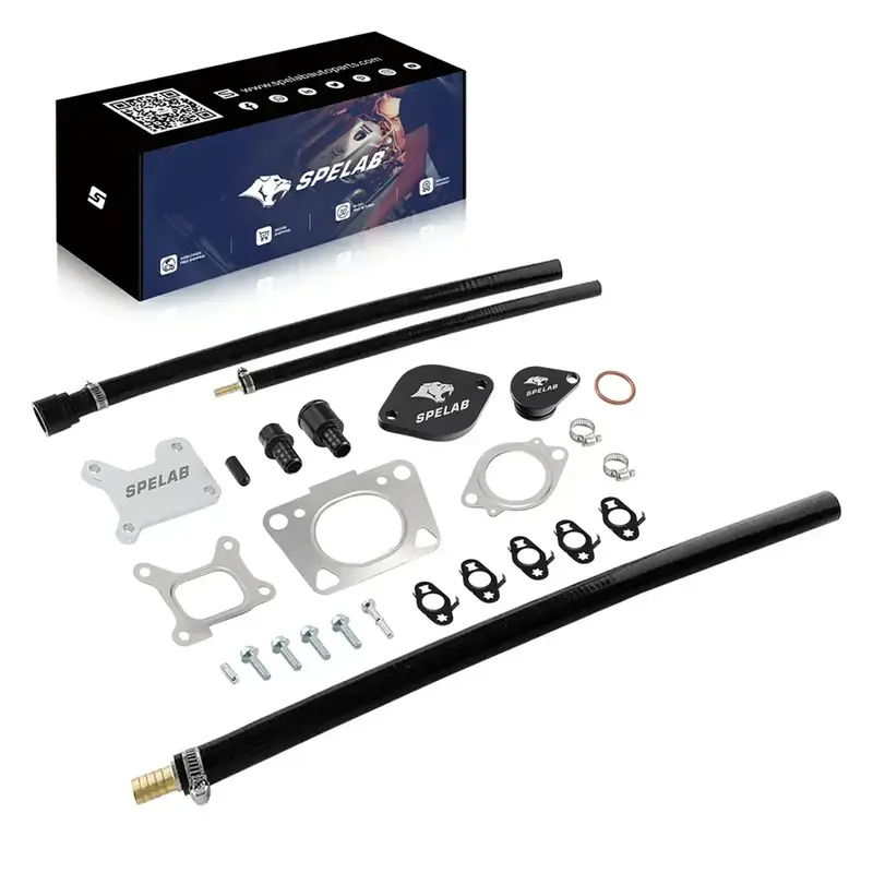 Spelab 2017-2025 6.6L Duramax L5p Egr Valve Cooler Delete Kit 1