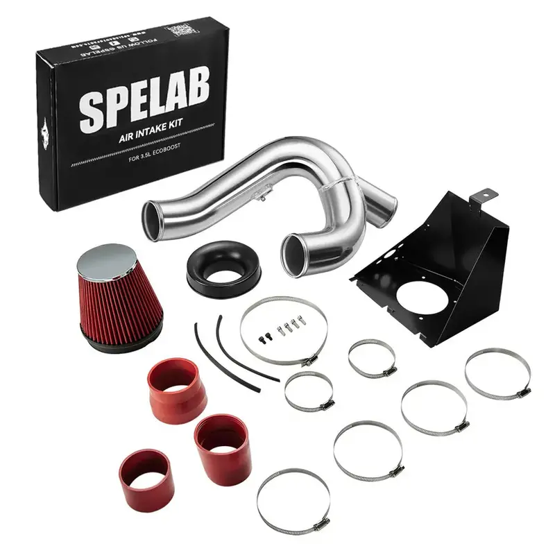 Spelab 3.5" Cold Air Intake Kit For 2012-2014 Ford F150 3.5L V6 Ecoboost Turbo 2