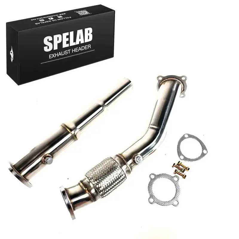 Spelab 3'' Downpipe Exhaust For 00-06 Audi Tt 99-05 Volkswagen Beetle 1.8L 1