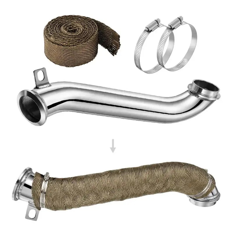 Spelab 3'' Downpipe Exhaust For 2004.5-2010 Lly Lbz Lmm 6.6L Duramax Diesel 2