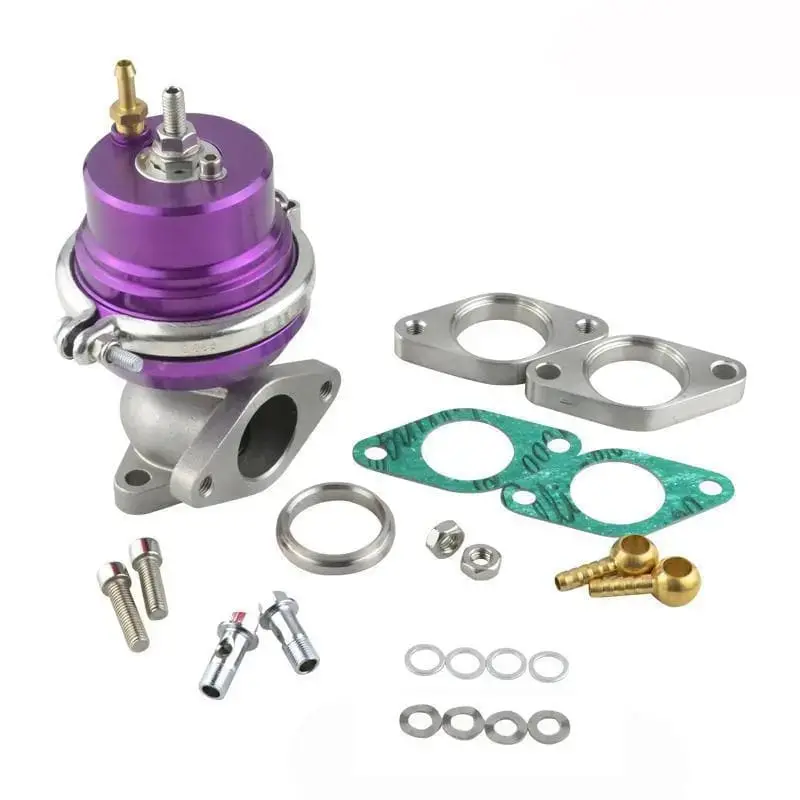 Spelab 38Mm 8 Psi External Turbo Exhaust Manifold Wastegate Blue / Purple 2