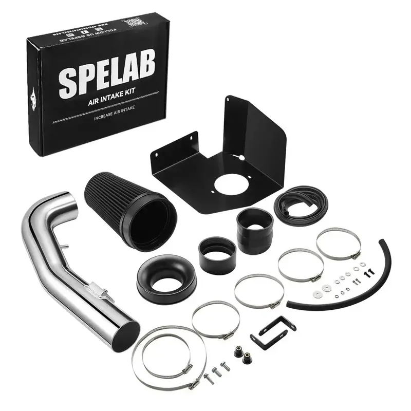 Spelab 4" Cold Air Intake Kit For 2009-2013 Gmc Chevrolet 4.8L 5.3L 6.0L 6.2L V8 Engine 2
