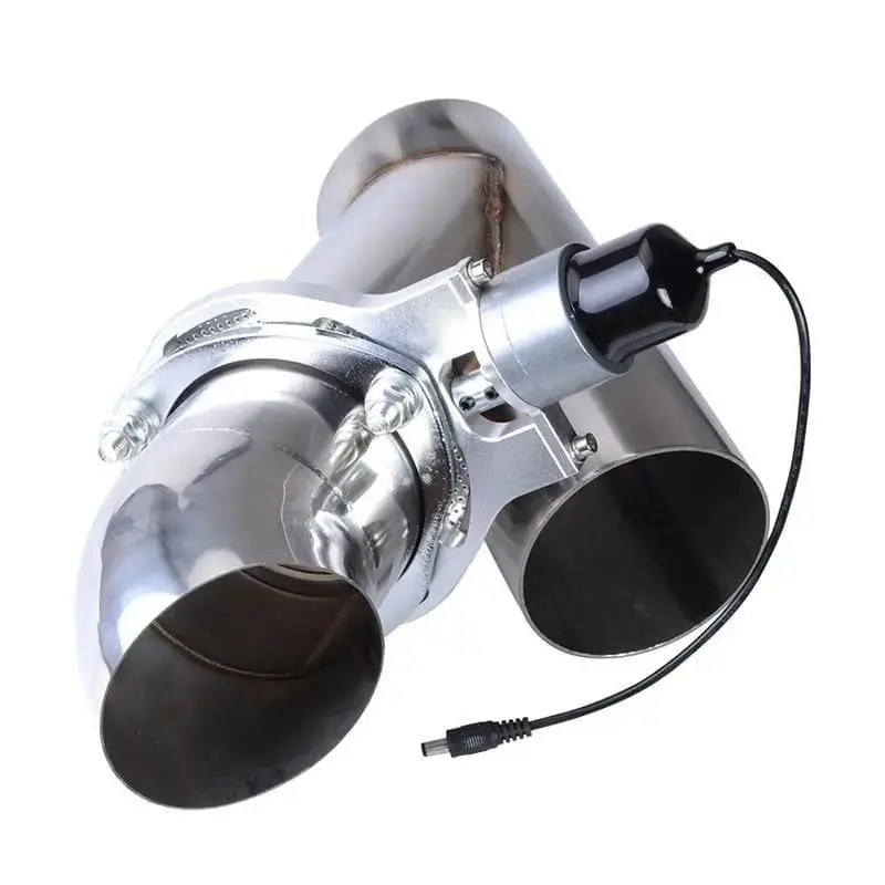 Spelab 4 Inch Stainless Steel Headers Manual Y Pipe Electric Exhaust Cutout Kit 2
