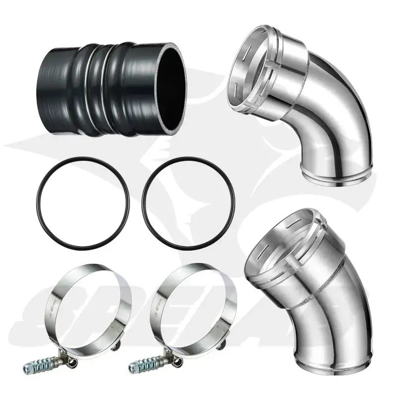 Spelab Cold Side Intercooler Pipe Kit For 2006-2010 6.6 Lbz Lmm Duramax Diesel 2