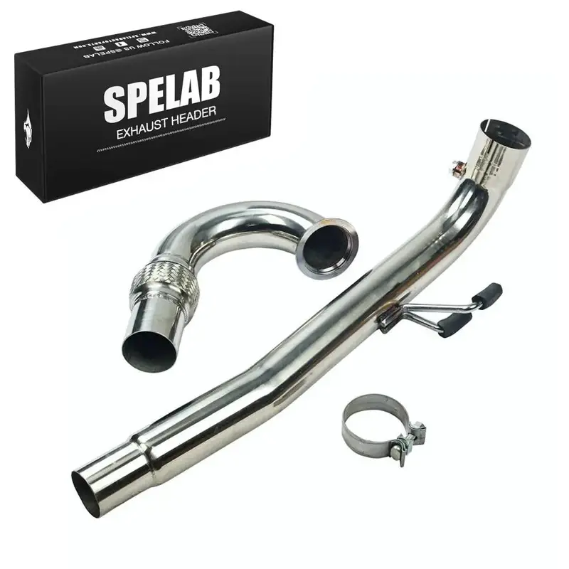 Spelab Downpipe Exhaust For 2012-2015 Vw Golf Gti Mk7 3" Pipe Bolt On 1