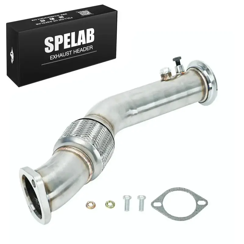 Spelab Downpipe Exhaust For Bmw E90 E91 E92 E60 E61 Diesel M57 Turbo 1