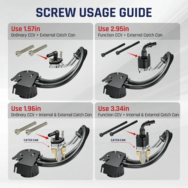 Spelab Enhanced Ccv/Pcv Reroute/Delete Engine Ventilation Kit For 11-25 Ford 6.7L Powerstroke 7