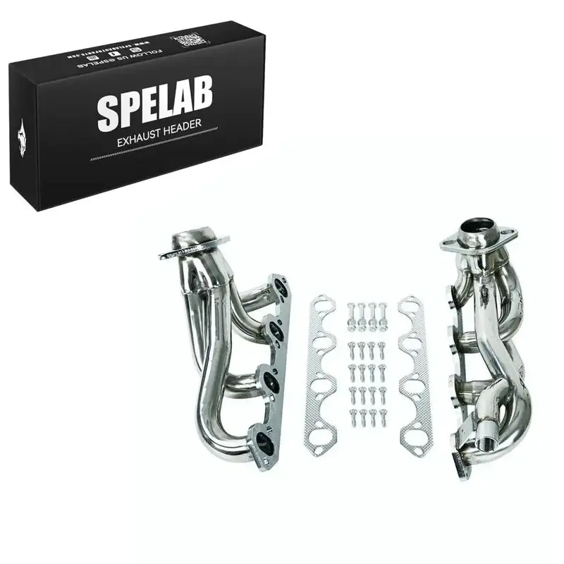 Spelab Exhaust Header For 1987-1996 Ford F150 F250 Bronco 5.8L V8 1