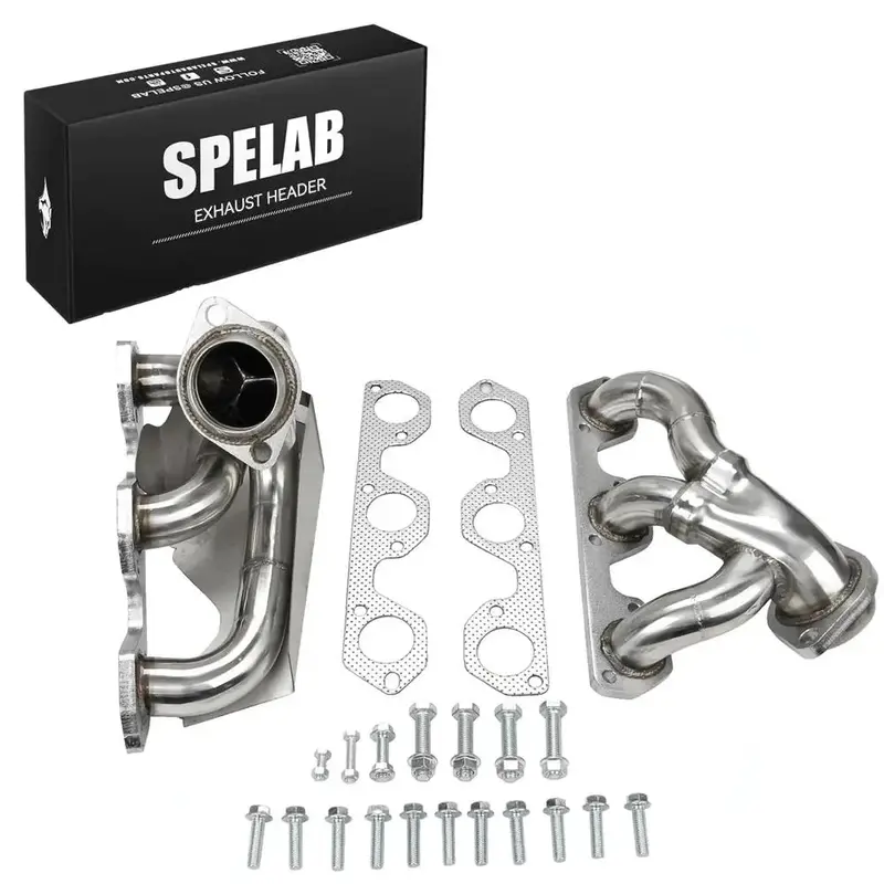 Spelab Exhaust Header For 2007-2011 Jeep Wrangler Jk 3.8L V6 1