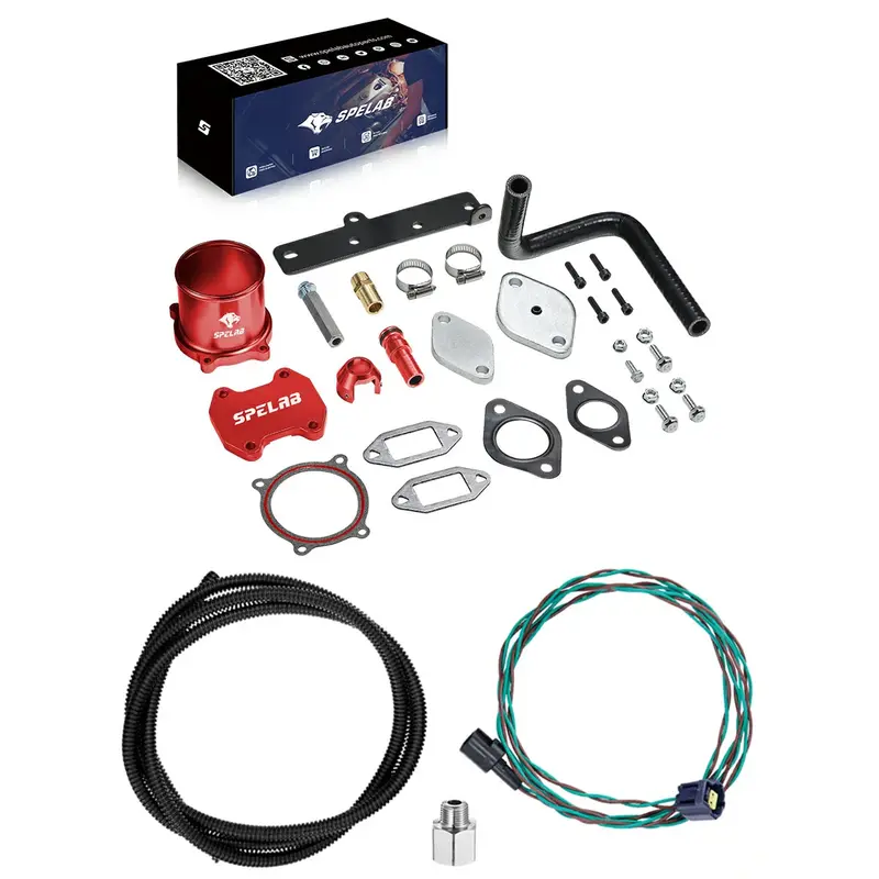 Spelab For 13-18 Dodge Ram 6.7L Diesel Egr Plate Cooler & Throttle Valve Delete Kit 17